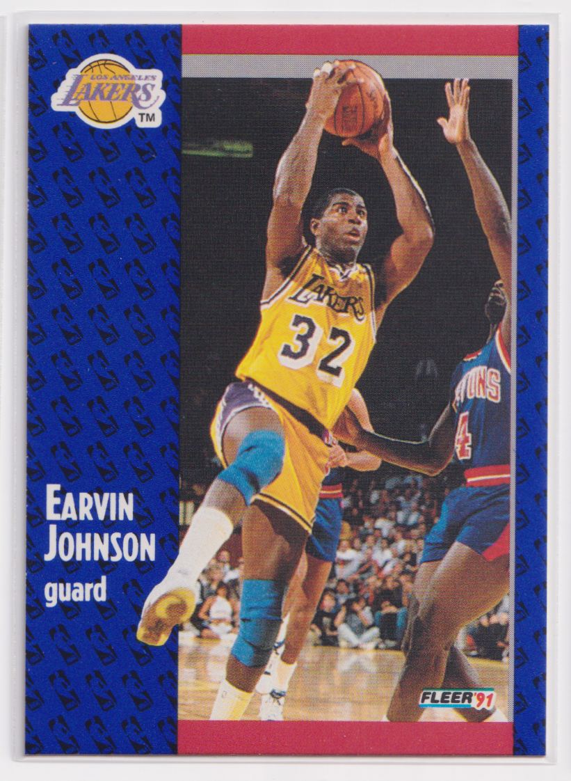 1991 Fleer 100 Earvin Johnson