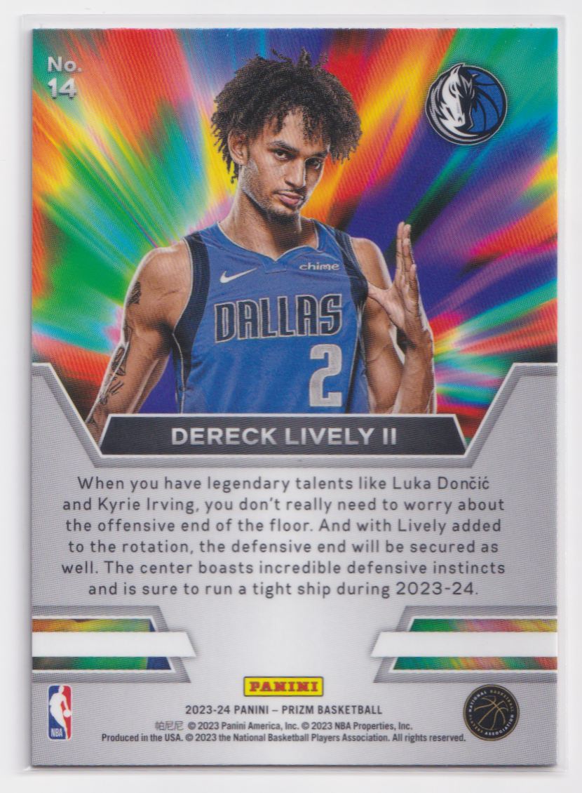 2023 Panini Prizm Instant Impact 14 Dereck Lively II