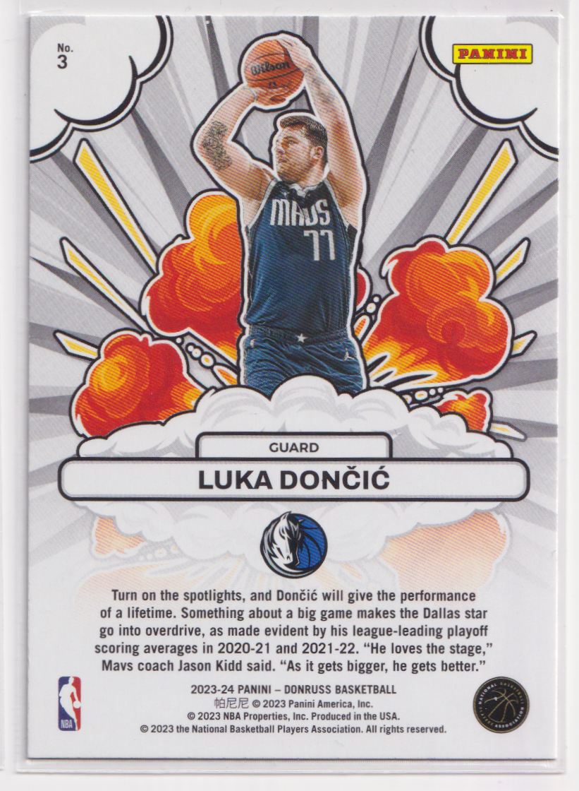2023 Donruss 3 Luka Doncic