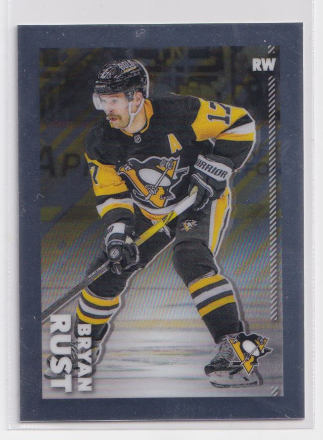 2022 Topps NHL Chrome Sticker Collection 389 Bryan Rust