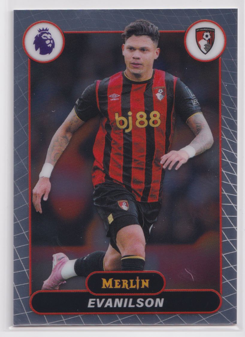 2026 Topps Chrome Premier League 6 Evanilson