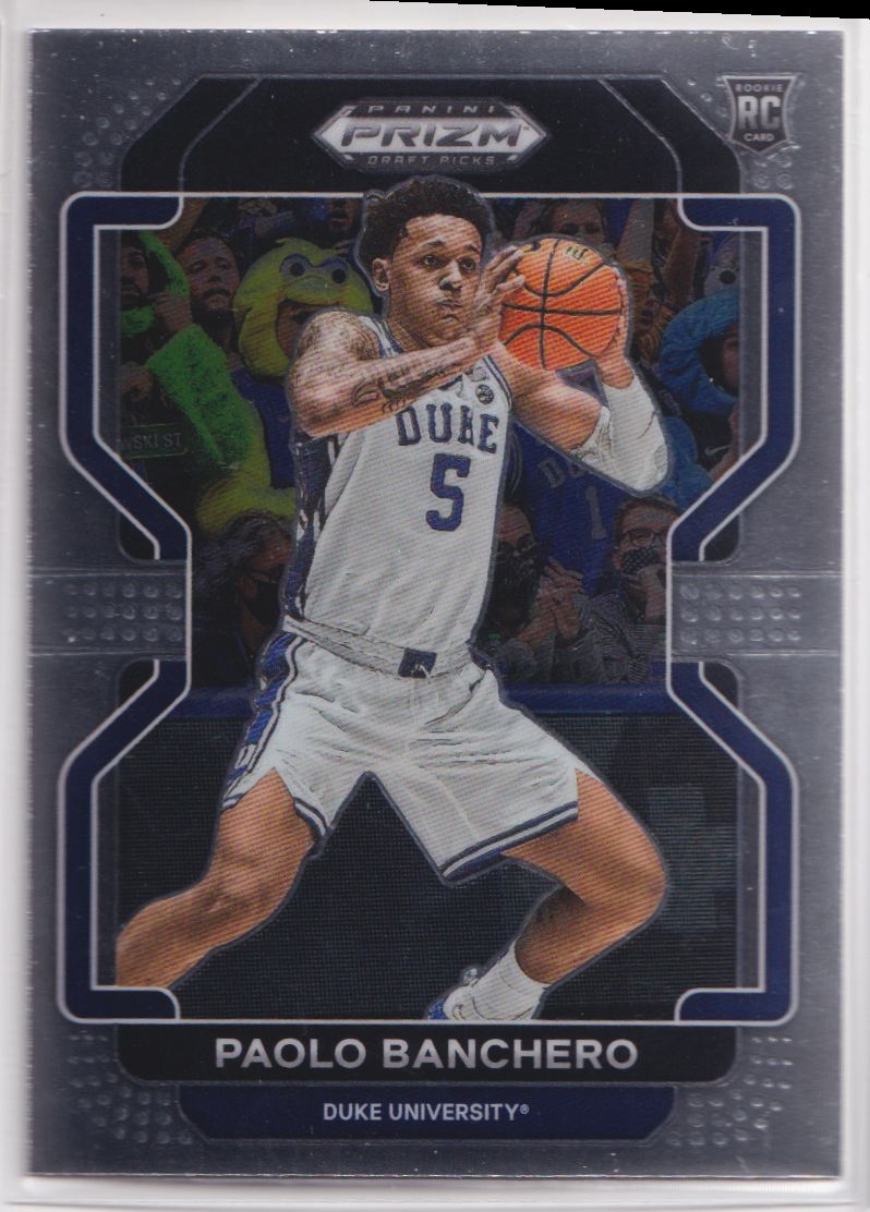 2022 Panini Prizm Draft Picks Blue 52 Paolo Banchero