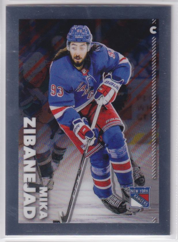 2022 Topps NHL Chrome Sticker Collection 336 Mika Zibanejad