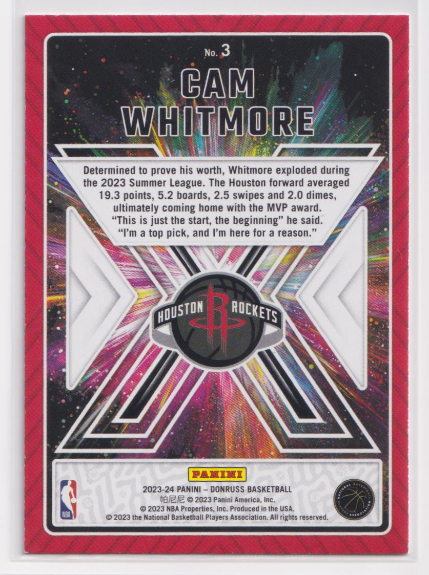 2023 Panini Contenders Rookie Ticket Swatches 19 Cam Whitmore