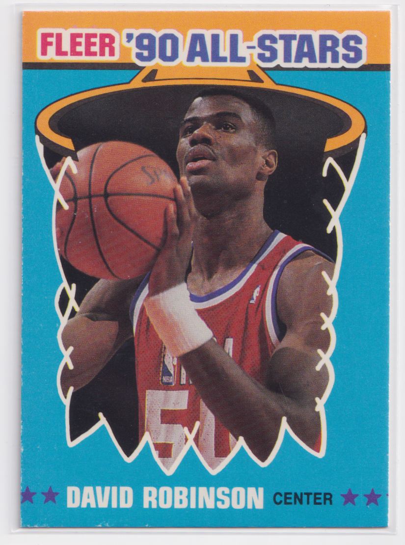 1990 '90 All-Stars Stickers 10 David Robinson