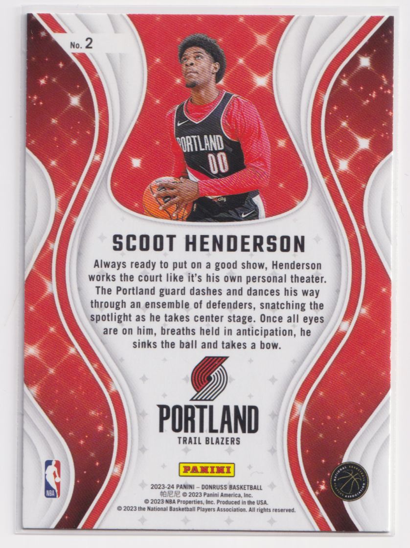 2023 Donruss Magicians 2 Scoot Henderson