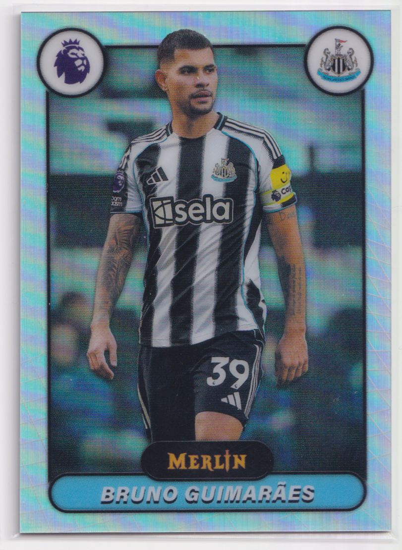 2026 Topps Chrome Premier League Refractor 141 Bruno Guimaraes