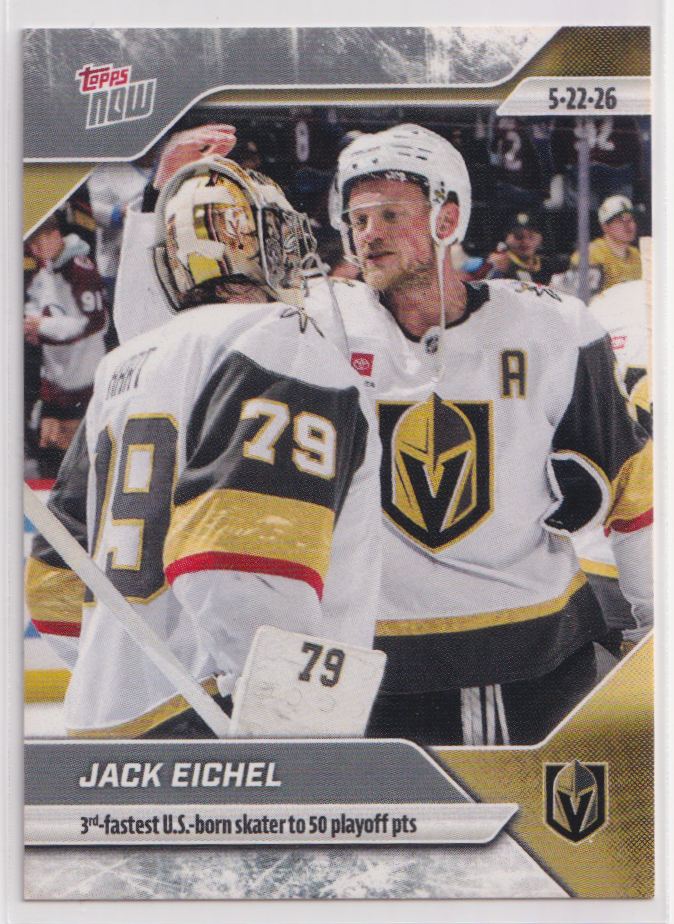 2025 Topps Now NHL Stickers 181 Jack Eichel