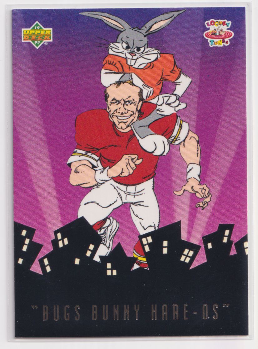 1993 Upper Deck Adventures in Toon World BBH1 Joe Montana