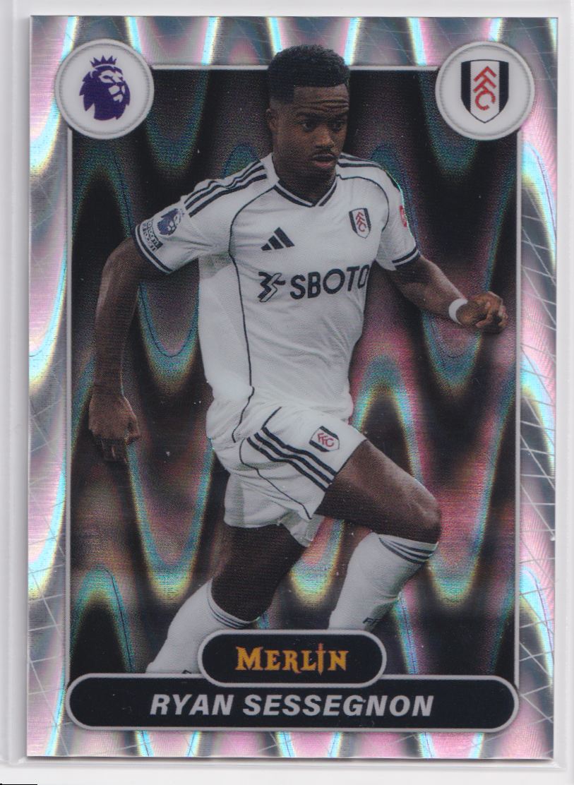 2026 Topps Chrome Premier League Raywave 97 Ryan Sessegnon