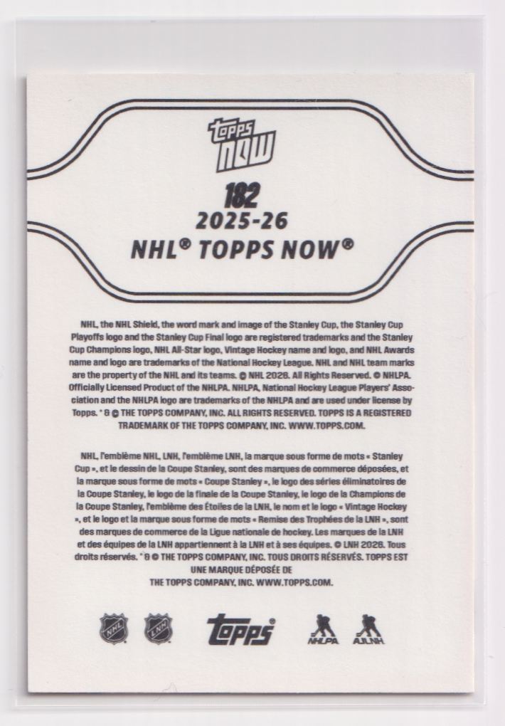 2025 Topps Now NHL Stickers 182 Ivan Barbashev