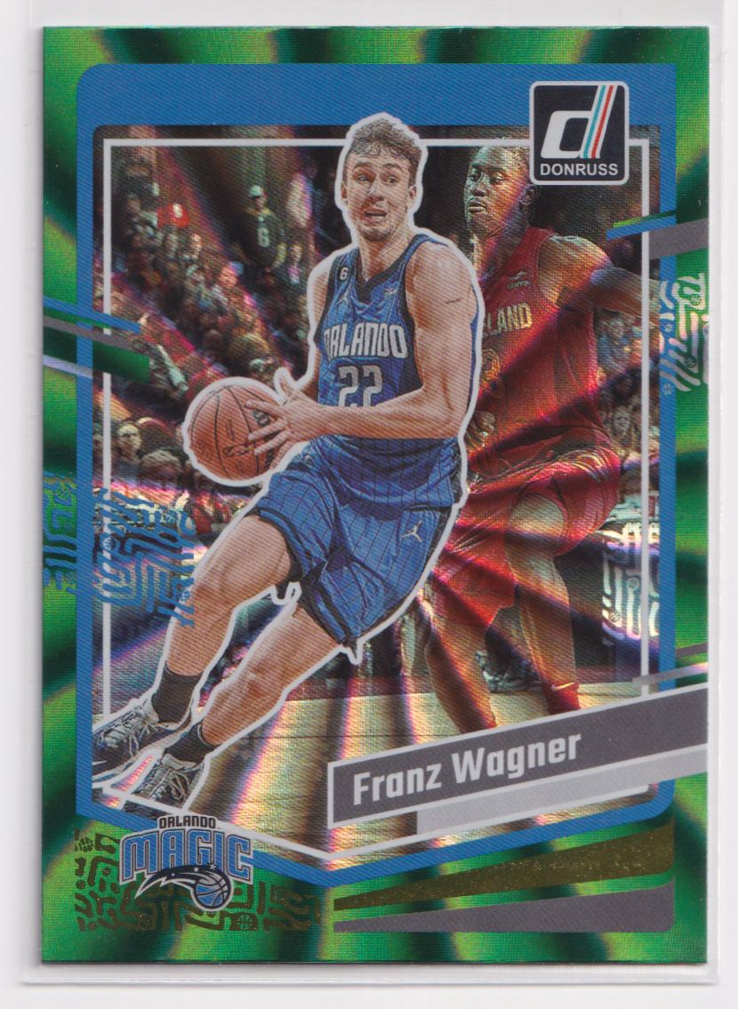2023 Donruss Green Laser Holo 89 Franz Wagner