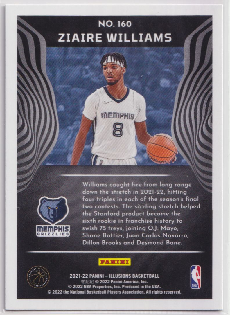 2021 Panini 160 Ziaire Williams