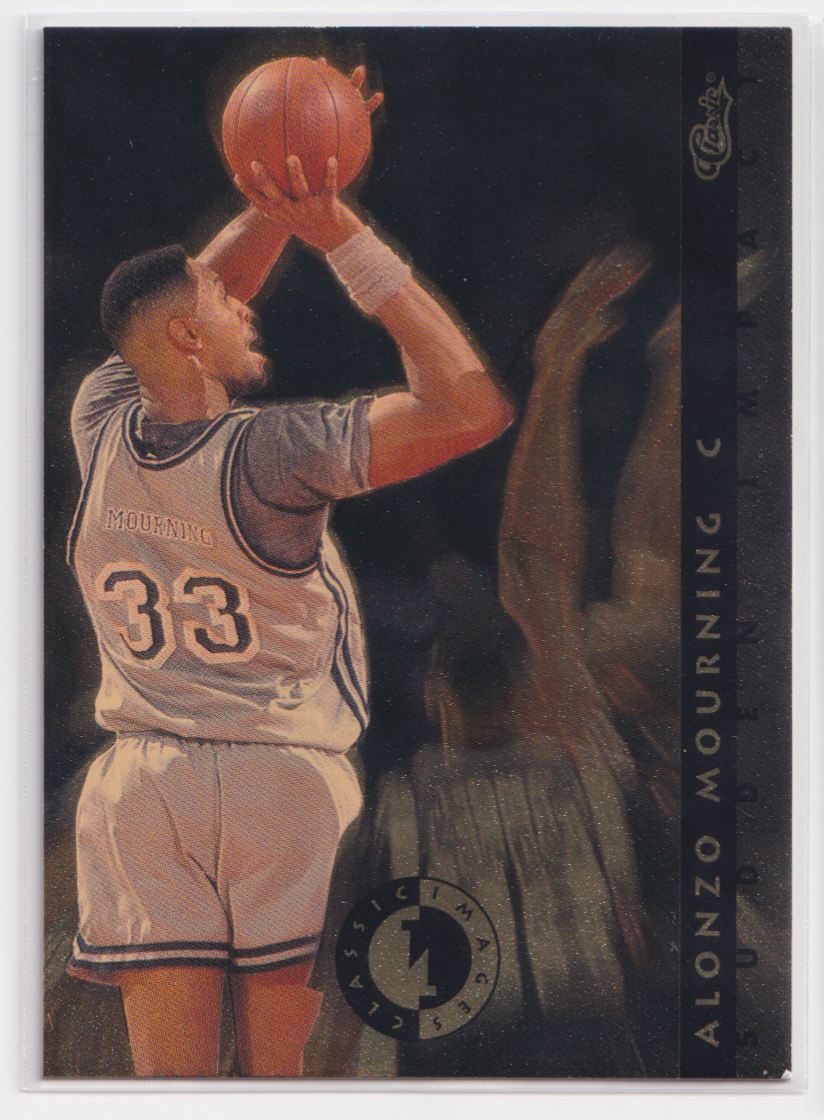 1993 Classic Images Four Sport Sudden Impact SI 10 Alonzo Mourning