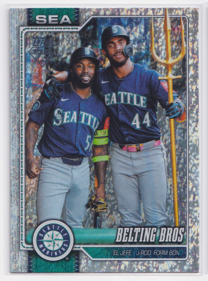 2026 Topps Sandglitter 369 Belting Bros (Randy Arozarena / Julio Rodriguez)