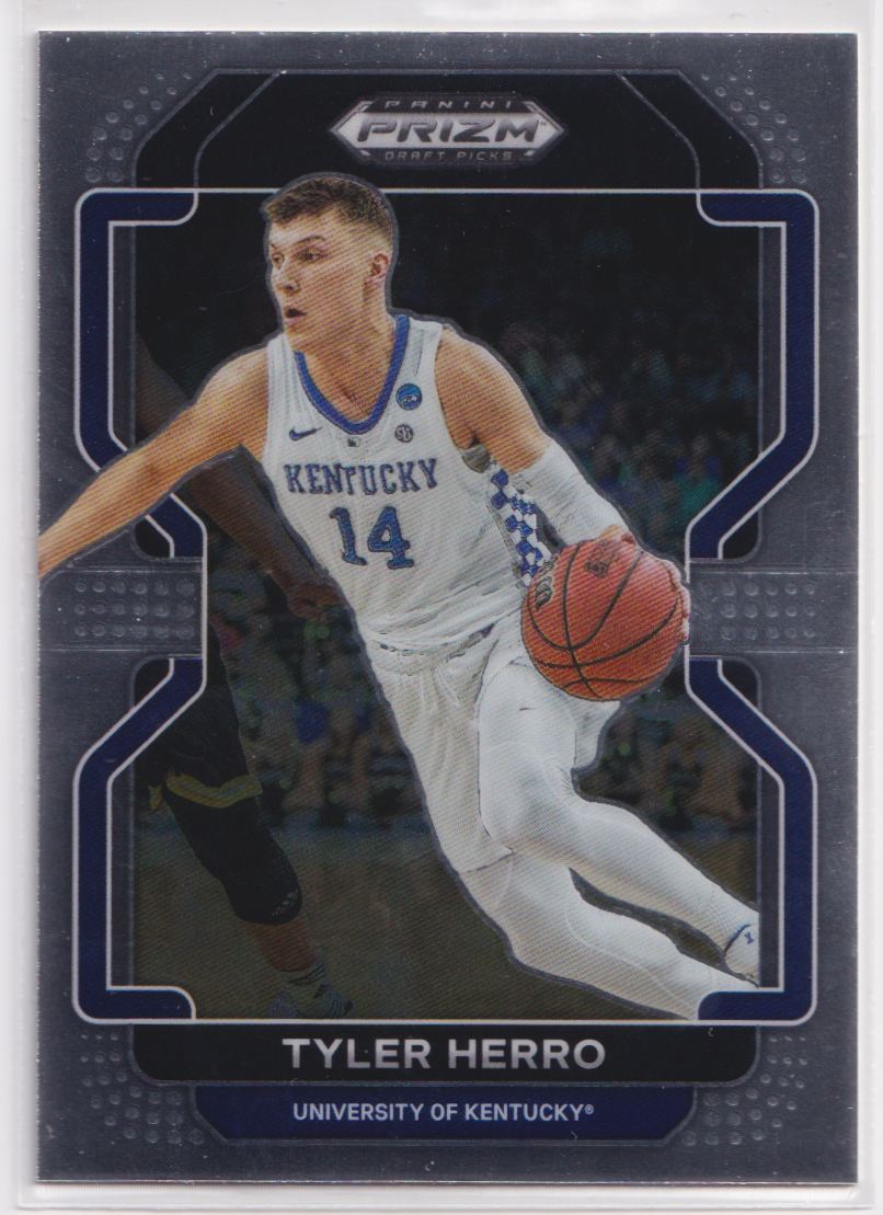 2022 Panini Prizm Draft Picks Blue 47 Tyler Herro