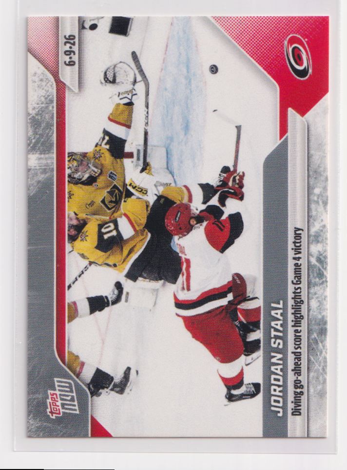 2025 Topps Now NHL Stickers 196 Jordan Staal