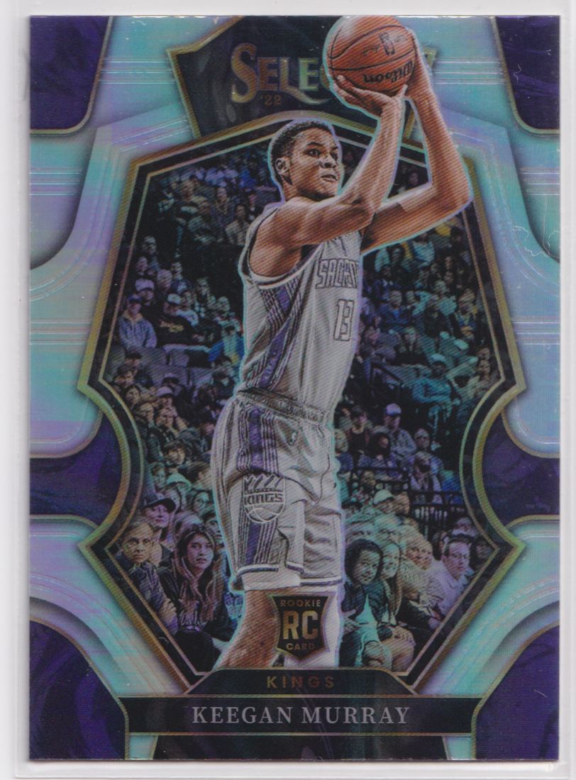 2022 Panini Select Blue 197 Keegan Murray