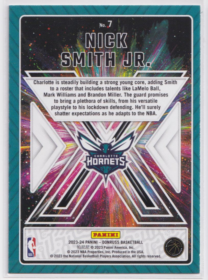 2023 Panini Prizm Draft Picks 7 Nick Smith Jr.
