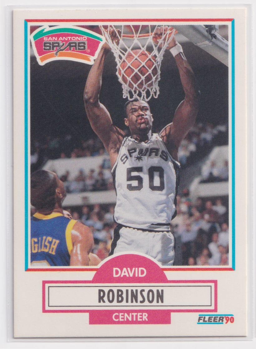 1990 Fleer 172 David Robinson