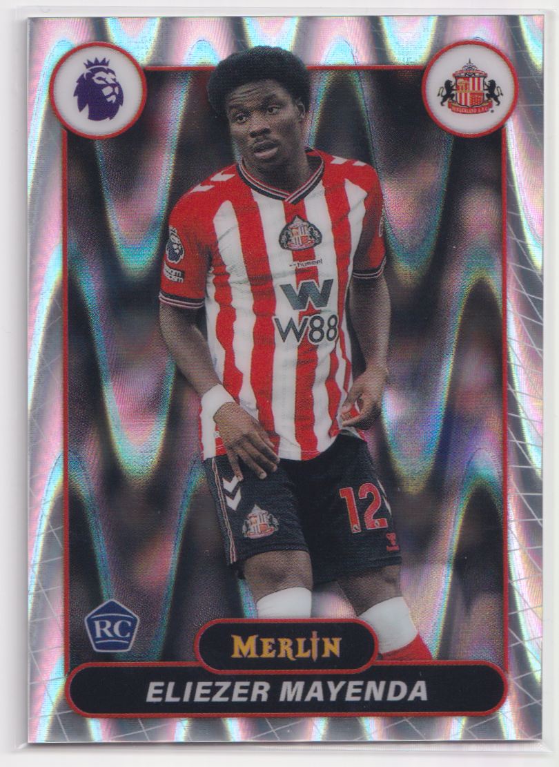 2026 Topps Chrome Premier League Raywave 162 Eliezer Mayenda