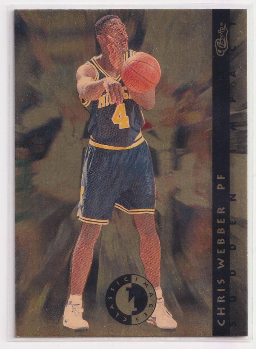 1993 Classic Images Four Sport Sudden Impact SI 12 Chris Webber