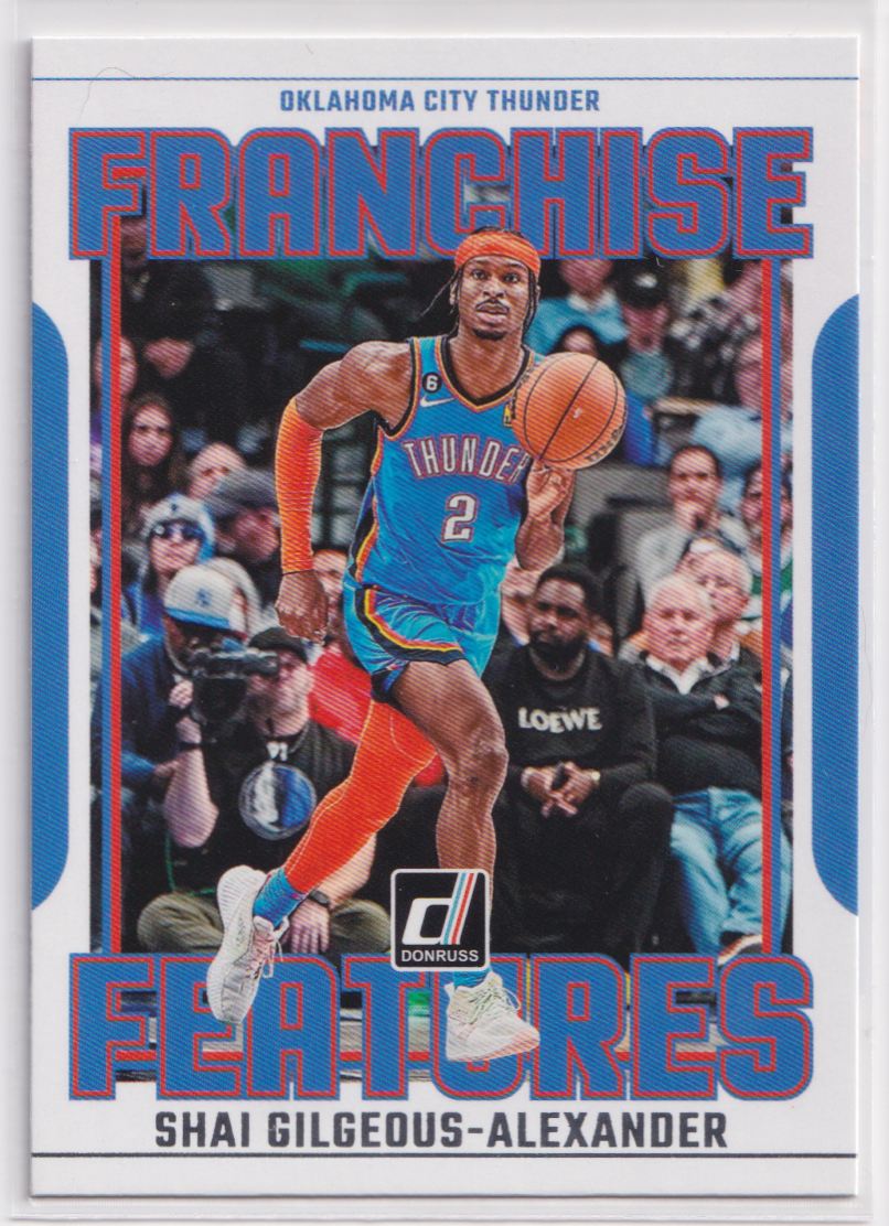 2023 Donruss Franchise Features 18 Shai Gilgeous-Alexander