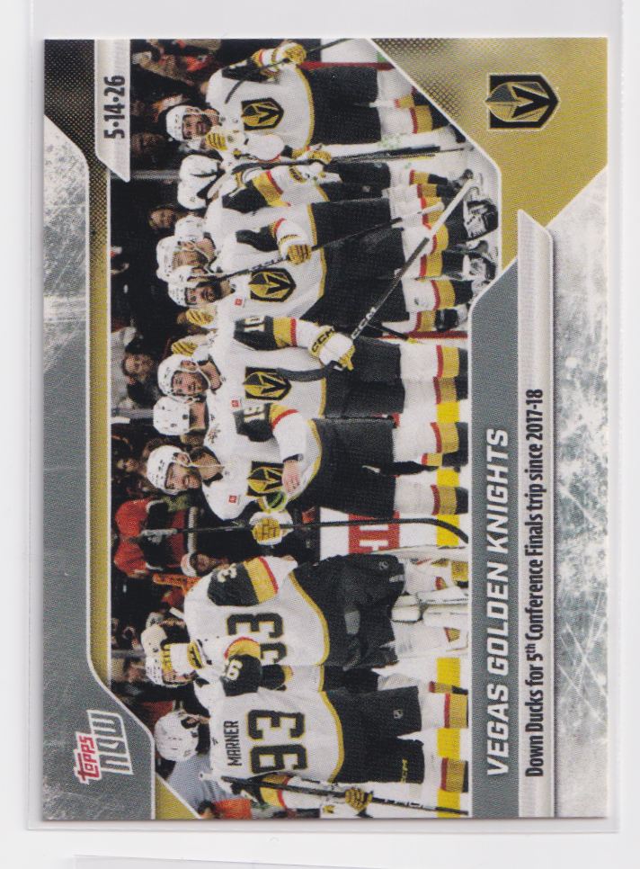 2025 Topps Now NHL Stickers 174 Vegas Golden Knights