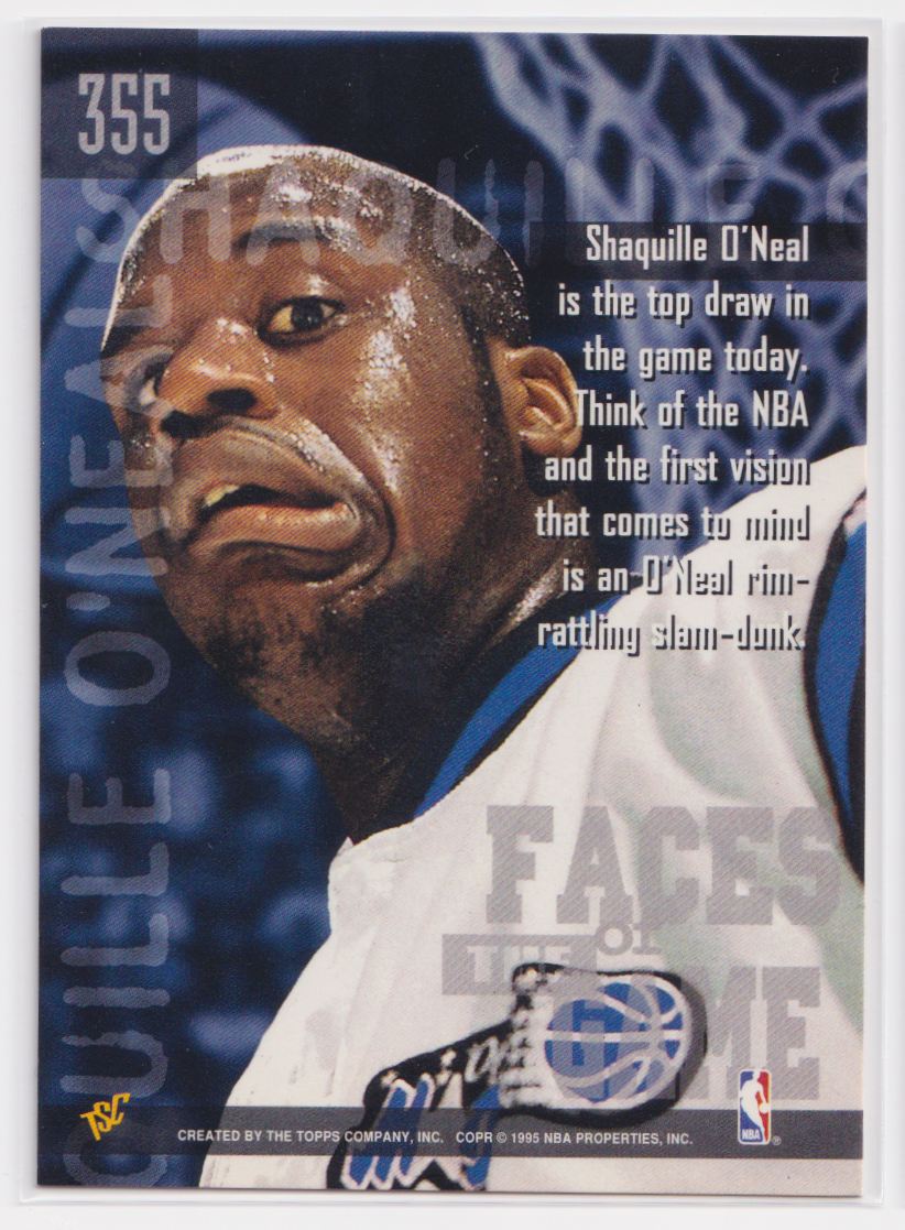 1994 Stadium Club 355 Shaquille O'Neal