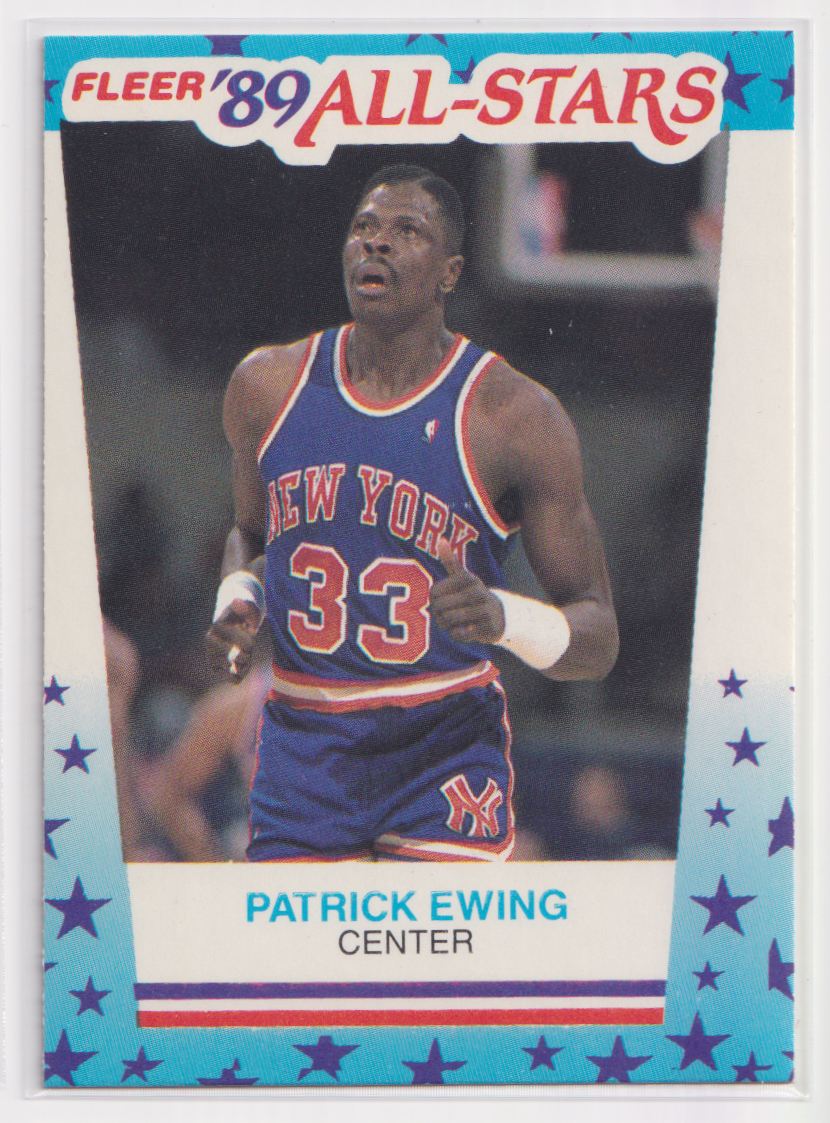 1989 '89 All-Stars Stickers 7 Patrick Ewing
