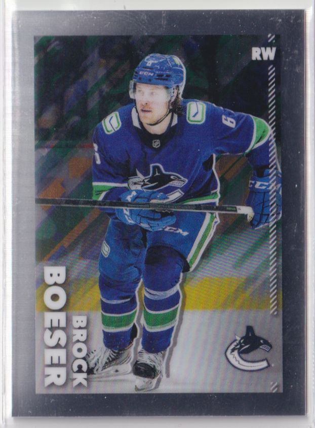2022 Topps NHL Chrome Sticker Collection 482 Brock Boeser