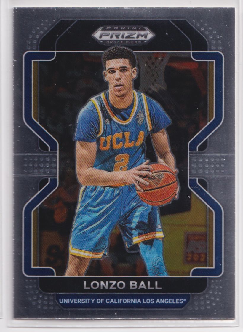 2022 Panini Prizm Draft Picks Blue 35 Lonzo Ball