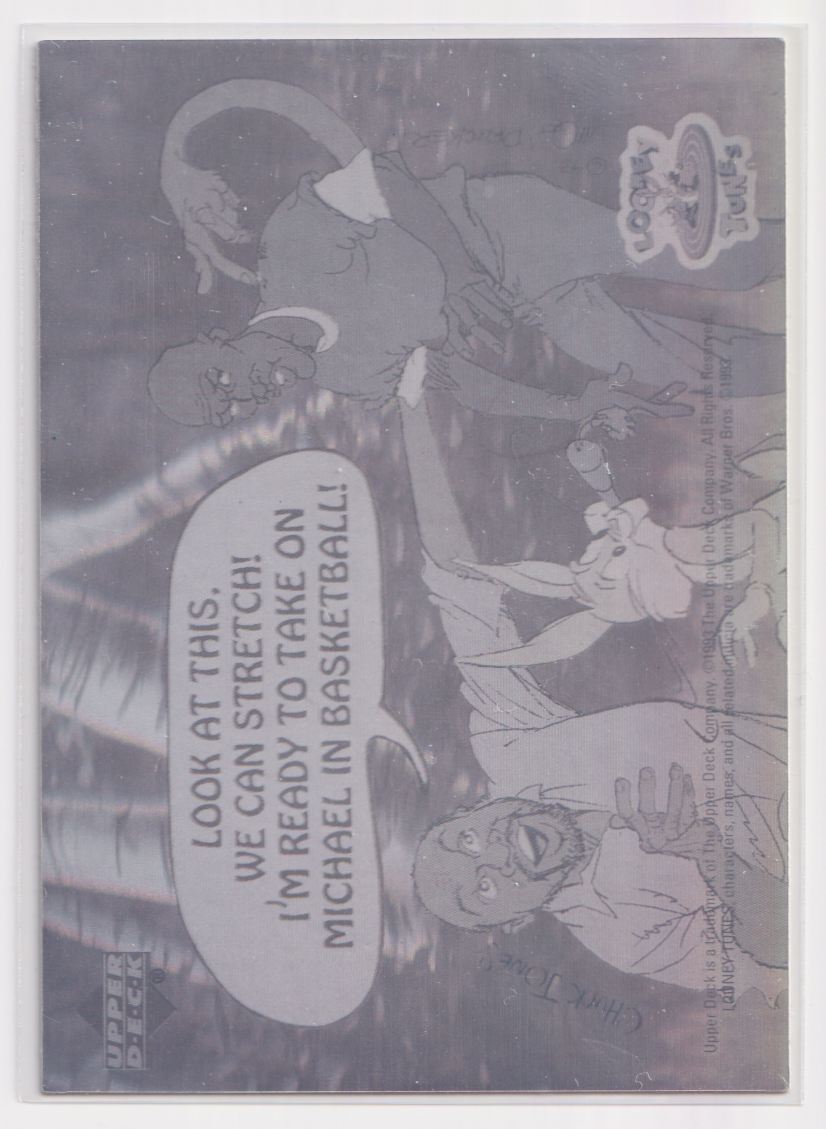 1993 Upper Deck Adventures in Toon World NNO Reggie Jackson/Bugs Bunny/Michael Jordan