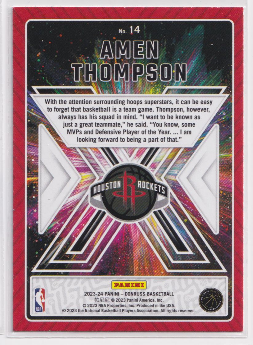 2023 Panini 14 Amen Thompson