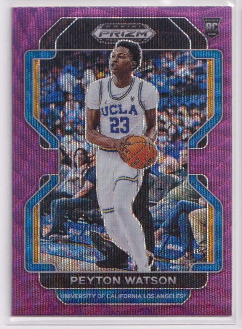 2022 Panini Prizm Draft Picks Purple Wave 27 Peyton Watson