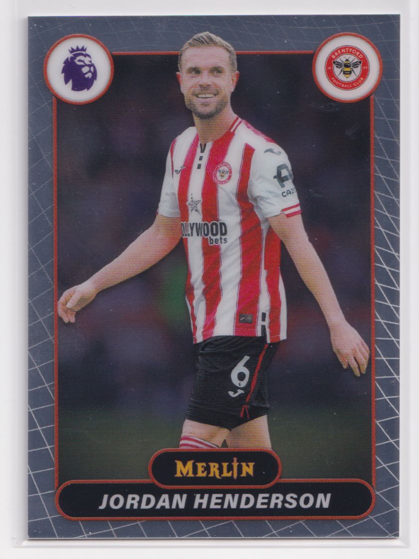 2026 Topps Chrome Premier League 36 Jordan Henderson