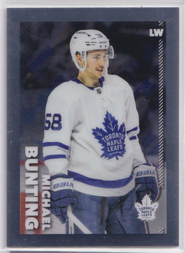 2022 Topps NHL Chrome Sticker Collection 476 Michael Bunting
