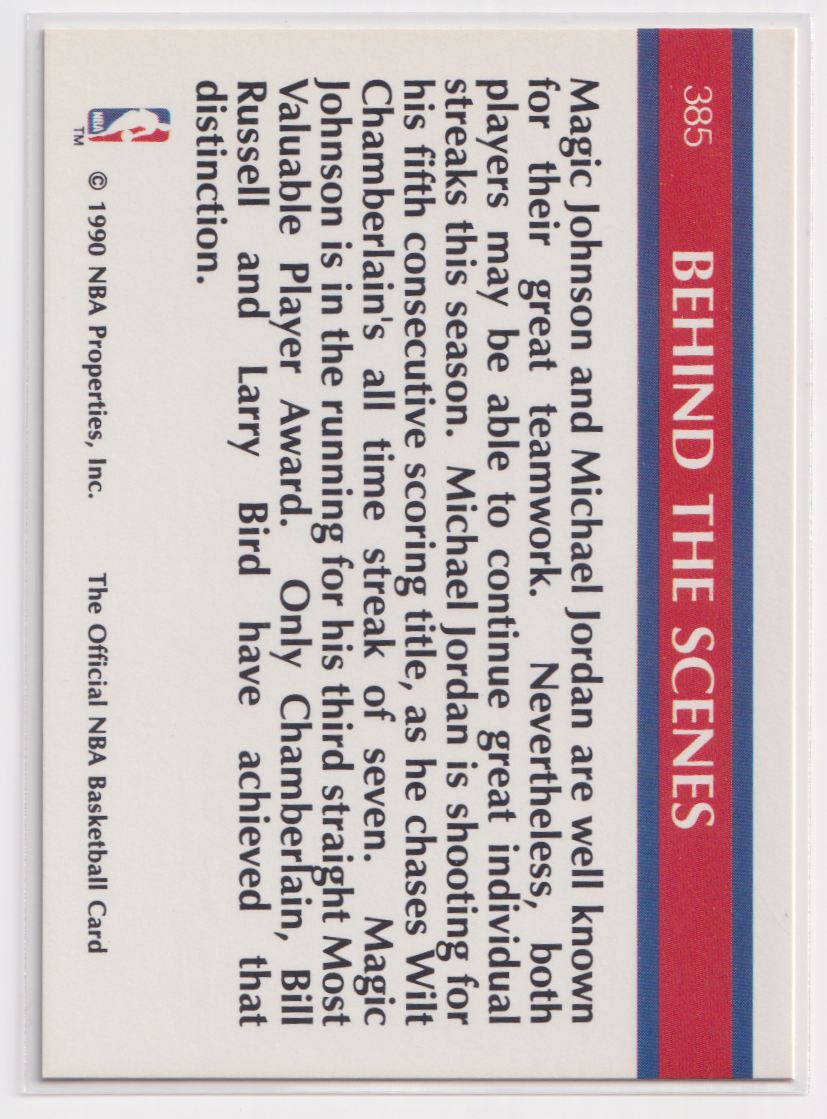 1990 Hoops 385 Super Streaks