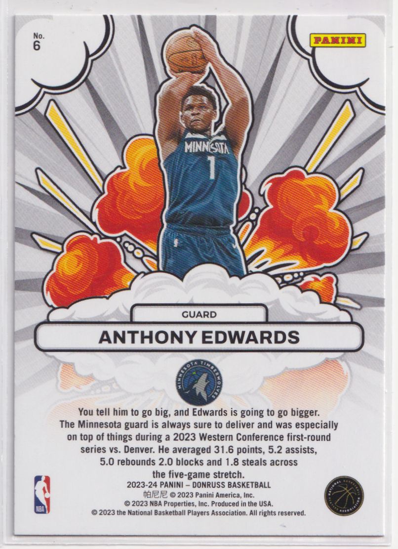 2023 Panini 6 Anthony Edwards