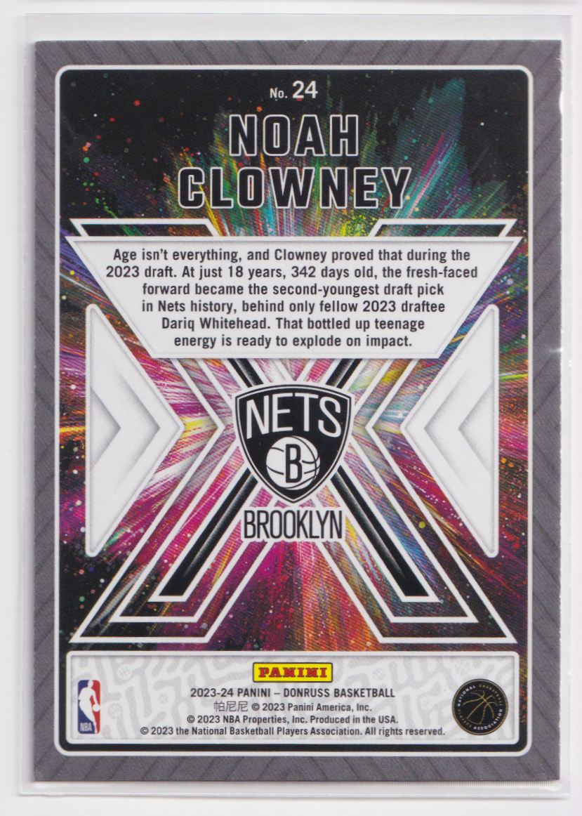 2023 Panini Contenders Rookie Stallions 24 Noah Clowney
