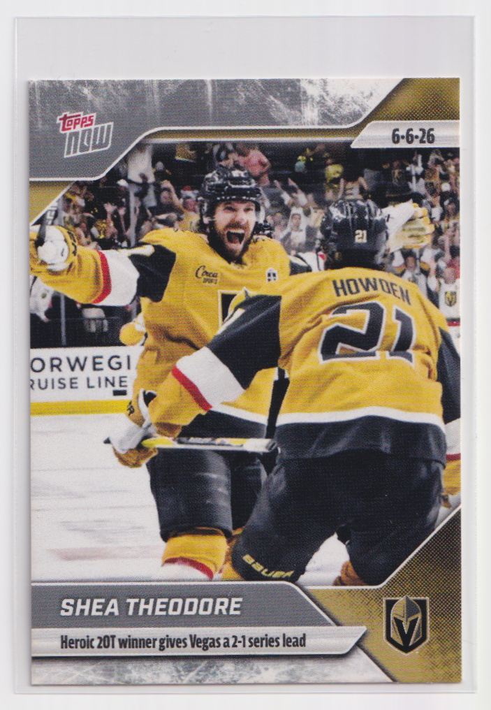 2025 Topps Now NHL Stickers 194 Shea Thodore